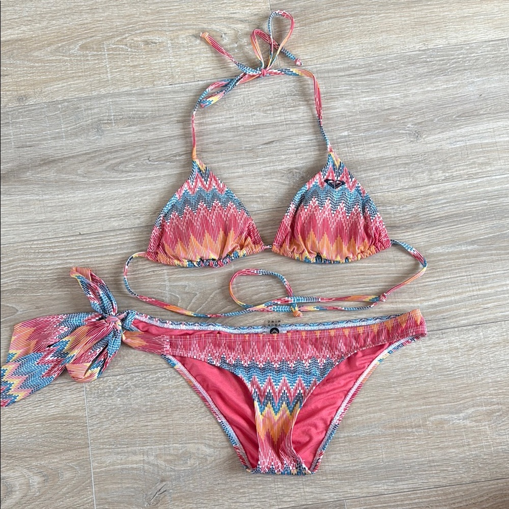 Roxy Colorful Swim Bikini Set